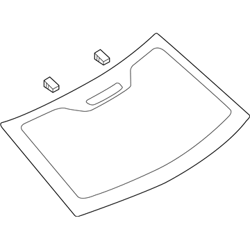Ford AG1Z-5442006-A Glass - Back Window