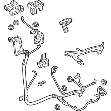 Ford WC-96310 Battery Cable Assembly WC-96310 Ford Battery Cable Assembly Illustration 1 of 1