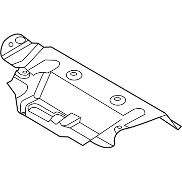 Ford Escape Exhaust Heat Shield - LX6Z-5811434-P