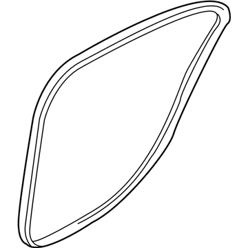 Lincoln Zephyr Door Seal - 6H6Z-54253A10-AB
