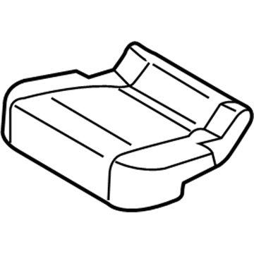 Ford FL3Z-1863804-AB Rear Seat Cushion Cover Assembly