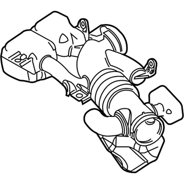 Lincoln Navigator Air Intake Coupling - 7L1Z-9B659-A
