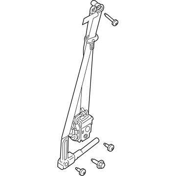 Ford Bronco Seat Belt - MB3Z-58611B08-AA