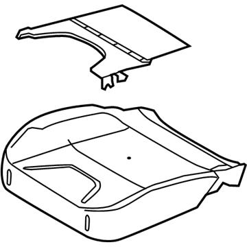 Ford CJ5Z-78632A22-C Front Seat Heating Pad Assembly