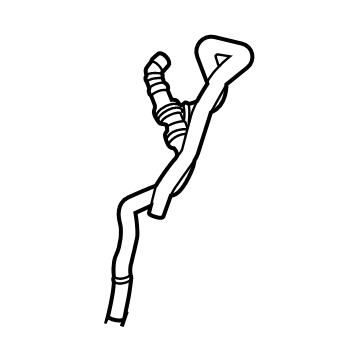 Lincoln Aviator Cooling Hose - L1MZ-18599-A