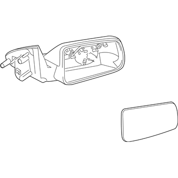 Ford Focus Car Mirror - 8S4Z-17683-AA