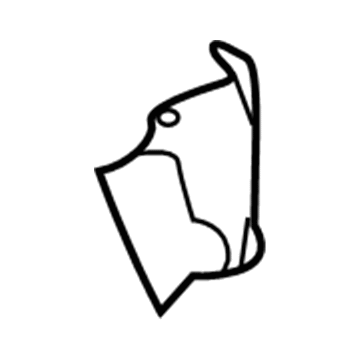 2014 Ford Mustang Air Deflector - DR3Z-8311-B