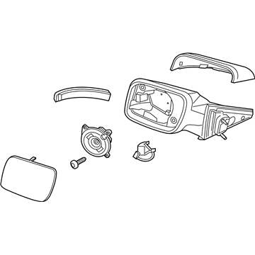 Ford Explorer Car Mirror - GB5Z-17682-KDPTM