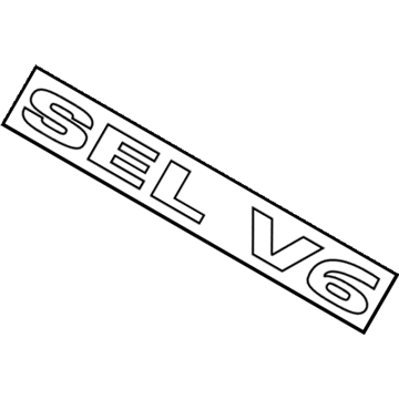 Lincoln Zephyr Emblem - 6E5Z-5442528-E