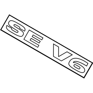 Lincoln Zephyr Emblem - 6E5Z-5442528-D