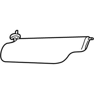 1998 Ford F-150 Sun Visor - F75Z1504104FAA