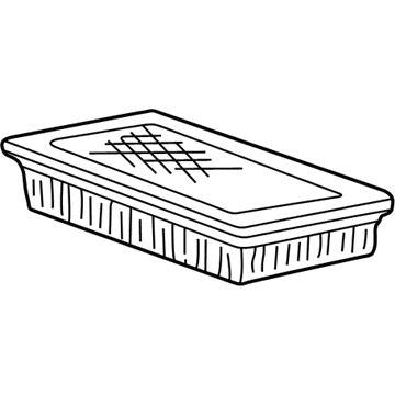 2U2Z-9601-AA Ford Air Cleaner Element Assembly Illustration 1 of 1