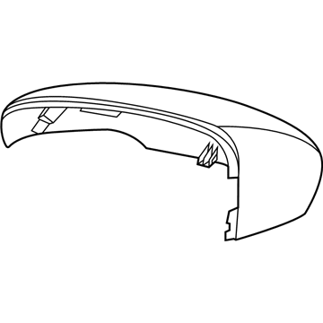 2022 Ford Escape Mirror Cover - LJ6Z-17D743-CAPTM