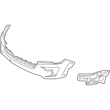 Ford Explorer Bumper - JB5Z-17D957-BCPTM