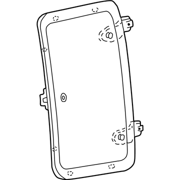 Ford F65Z-1829700-AF Side Window Assembly F65Z-1829700-AF Ford Side Window Assembly Illustration 1 of 1