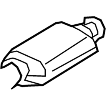 Ford 4L2Z-5F250-DA Catalytic Converter Assembly