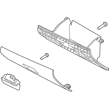 Mercury Glove Box - AH6Z-54060T10-AB