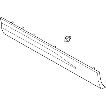 2020 Lincoln Corsair Door Moldings - LJ7Z-7825557-DB