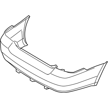 Mercury Sable Bumper - 8G1Z-17K835-CAPTM