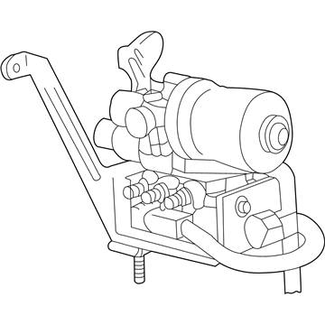 Mercury Mountaineer ABS Pump And Motor Assembly - F87Z-2C215-AA