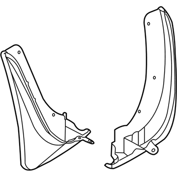 Ford Mud Flaps - LB5Z-16A550-AA