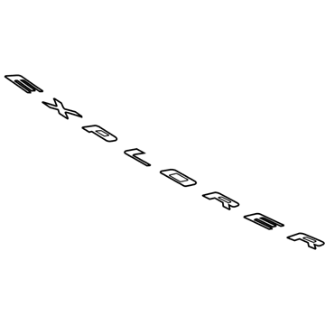 Ford Explorer Emblem - LB5Z-9942528-H