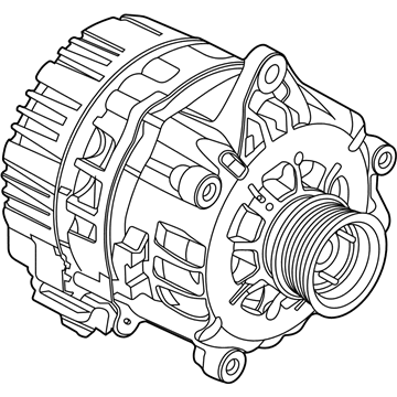 2022 Ford Police Interceptor Utility Alternator - L1MZ-11A213-D