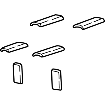 YC3Z-9240-AA Ford Pad Illustration 1 of 1