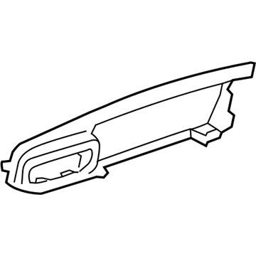 Ford LB5Z-78044D70-AA PANEL - INSTRUMENT