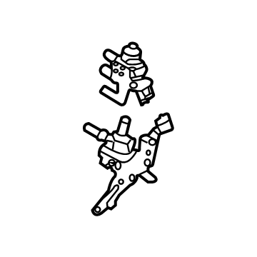 Ford Escape Heater Control Valve - MX6Z-8C605-D