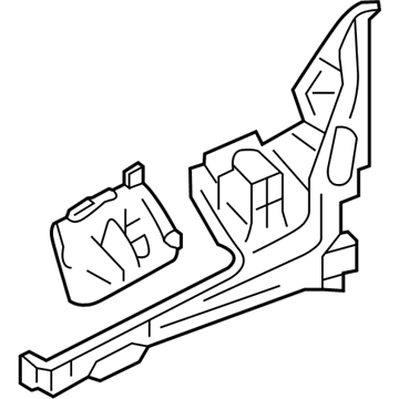 Ford DG1Z-16055-C Apron Assembly - Front Fender