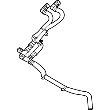 Lincoln Aviator Cooling Hose - N1MZ-18472-E