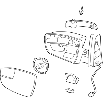 Ford C-Max Car Mirror - HM5Z-17682-A
