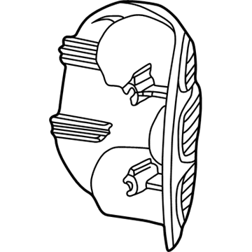 Ford YL3Z-13404-AA Lamp Assy - Rear, Stop And Flasher