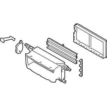 Ford JL3Z-8475-G SHUTTER Assembly - RADIATOR CONTROL