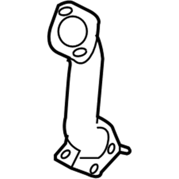 2012 Ford Escape Exhaust Pipe - 9L8Z-9N497-A