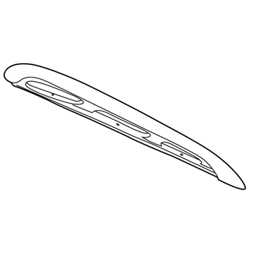 3L2Z-3555114-AAA Ford Roof Rail Rack Side Illustration 1 of 1