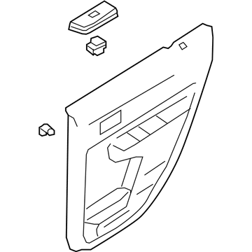 Ford 8T4Z-7827406-AB Panel Assembly - Door Trim