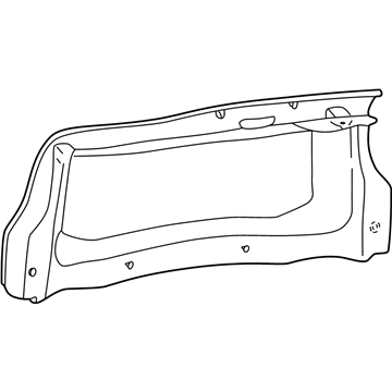 1F1Z-5445594-BAA Ford Tailgate Trim Illustration 1 of 1