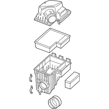 Ford Transit Air Filter Box - CK4Z-9600-E
