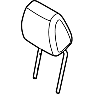 Ford CV6Z-54611A08-LA Head Rest Assembly