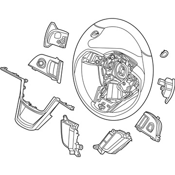 Lincoln Steering Wheel - LC5Z-3600-EF