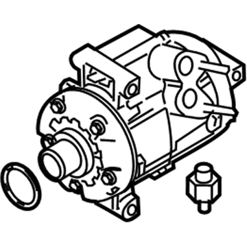 YCC-312 Ford Compressor Assembly Illustration 1 of 1