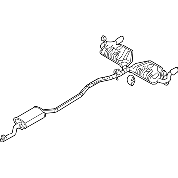 Ford Edge Muffler - 9T4Z-5230-A