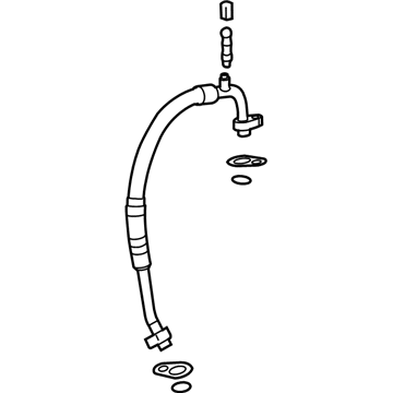 Ford Mustang A/C Hose - BR3Z-19D742-B