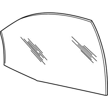 F6DZ-5421411-AC Ford Door Glass Illustration 1 of 1