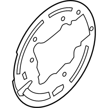 2022 Ford Mustang Brake Backing Plate - FR3Z-2C028-F