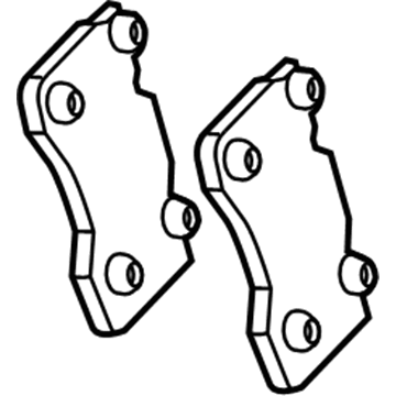 2021 Ford Mustang Brake Pads - KR3Z-2200-A