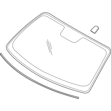 2024 Ford Mustang Windshield - PR3Z-6303100-B