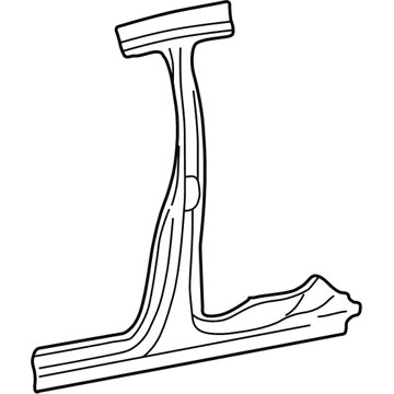 YF1Z-54211A11-AA Ford Door Frame Illustration 1 of 1